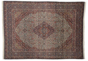 アンティーク カシャン産 ペルシャ絨毯 428×307cm